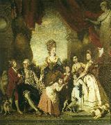 Sir Joshua Reynolds the marlborough family oil painting on canvas